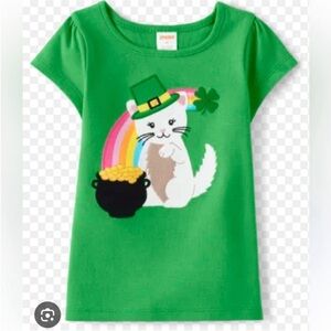☘️GYMBOREE Little Leprechaun Cat Top. Size 12☘️